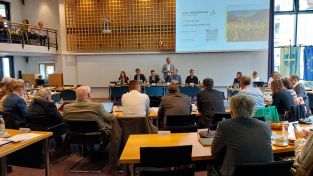 Ratssaal in Mühlacker: die Verbandsversammlung tagt. 